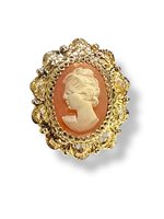 Ringe Mandile 1922 Dame Cammei  in Silber Conchiglia 2ANCM21